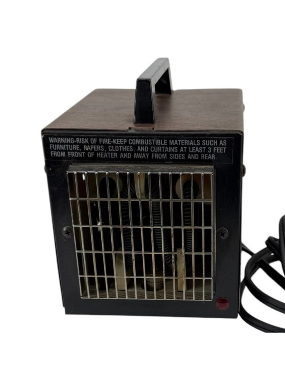 Big Heat Model 6200 Portable Electric Space Heater 1500/1200 Watts Vintage WORKS